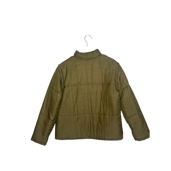 Hartman‎ Sport sz Small womens silk blend jacket/coat vest zip off sleeves - Picture 3 of 5